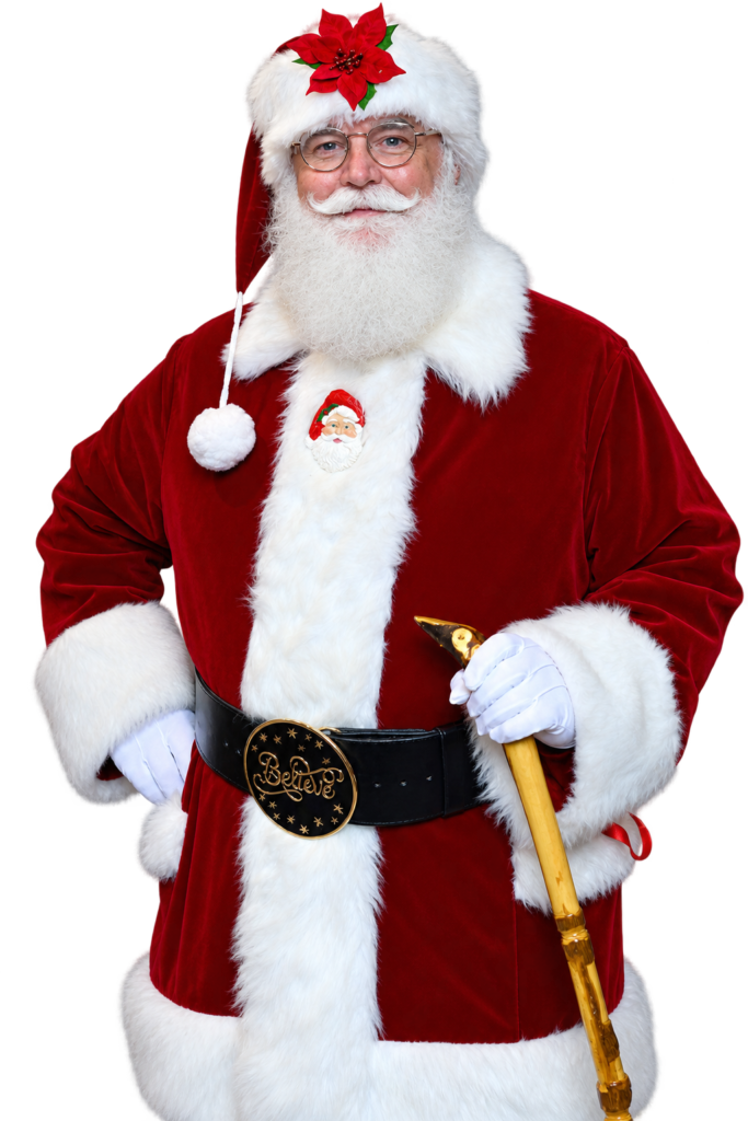 Santa Larry, professional real bearded Santa serving North Carolina’s Piedmont Triad